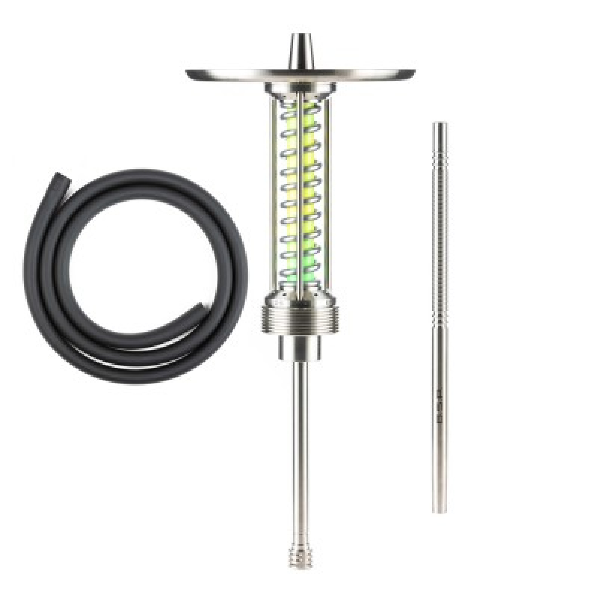 Кальян Bsp Hookah Cybertank Yellow Green Chrome