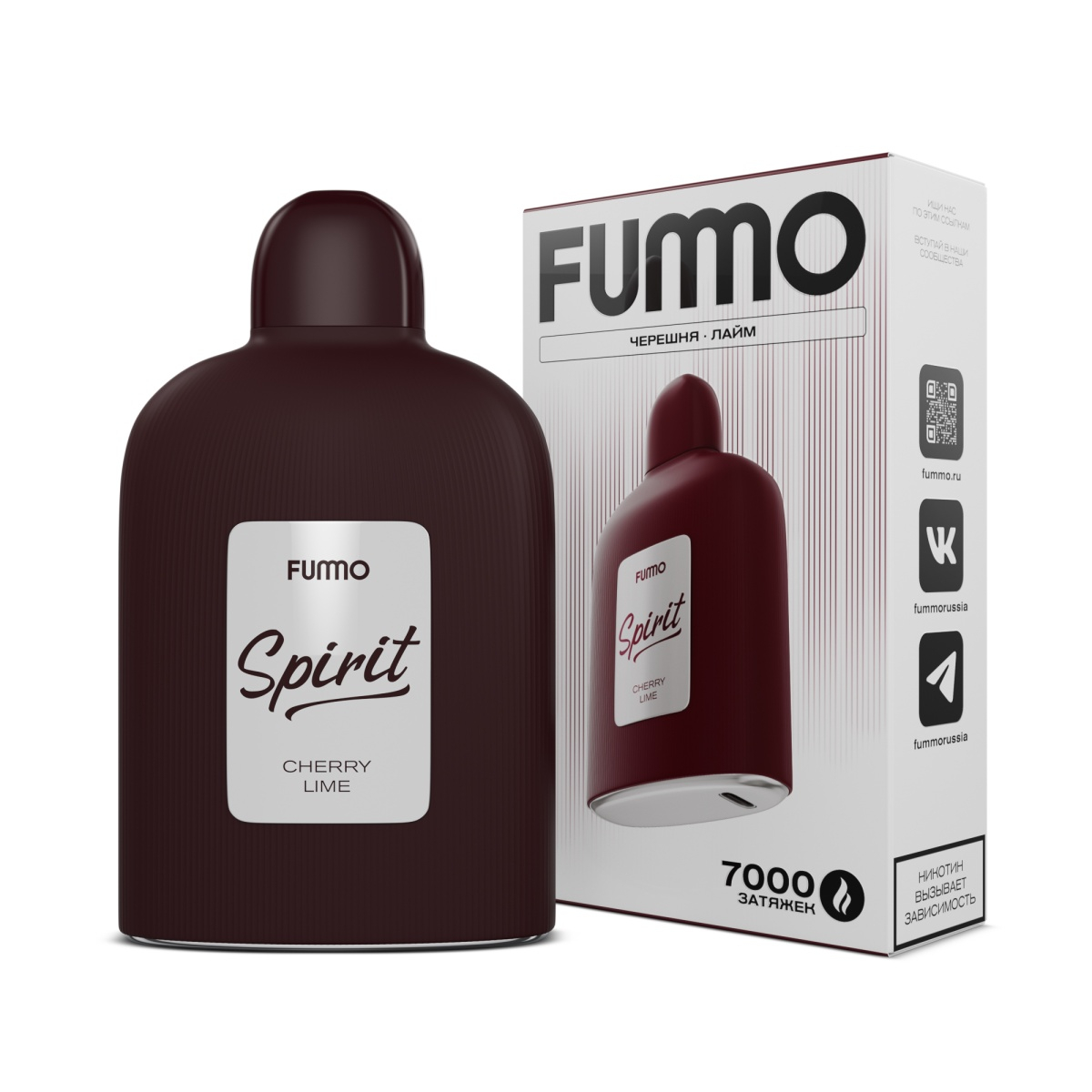 Электронка Fummo Spirit Черешня Лайм  