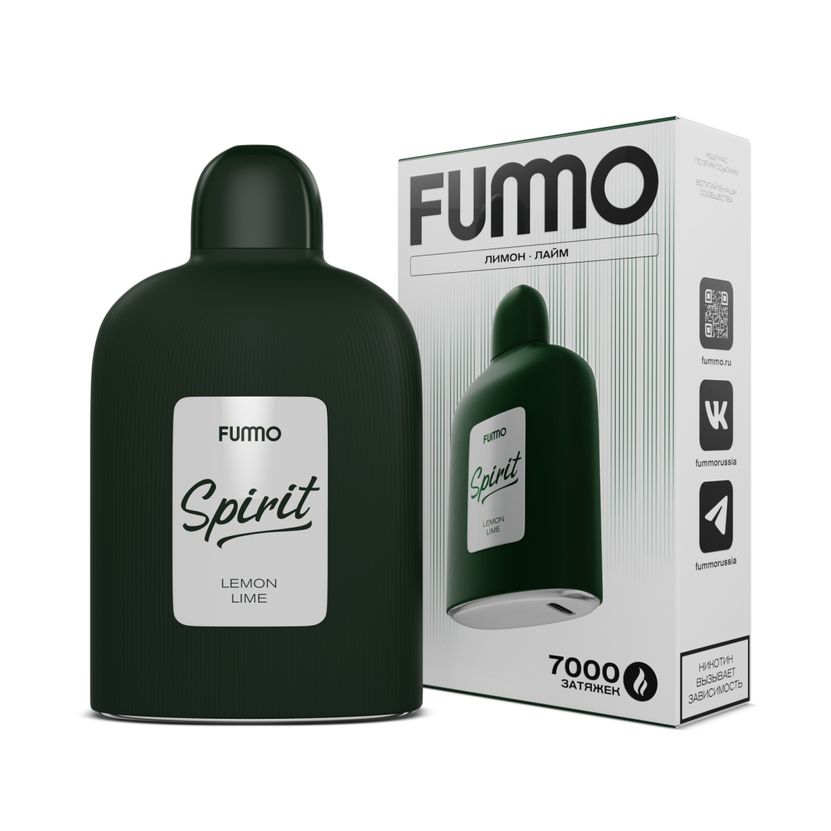 Электронка Fummo Spirit Лимон Лайм 