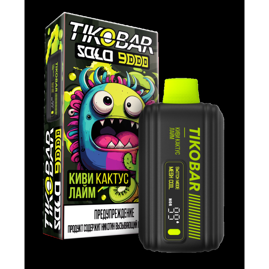 Электронка Tikobar Solo Киви Кактус Лайм 9000 Затяжек