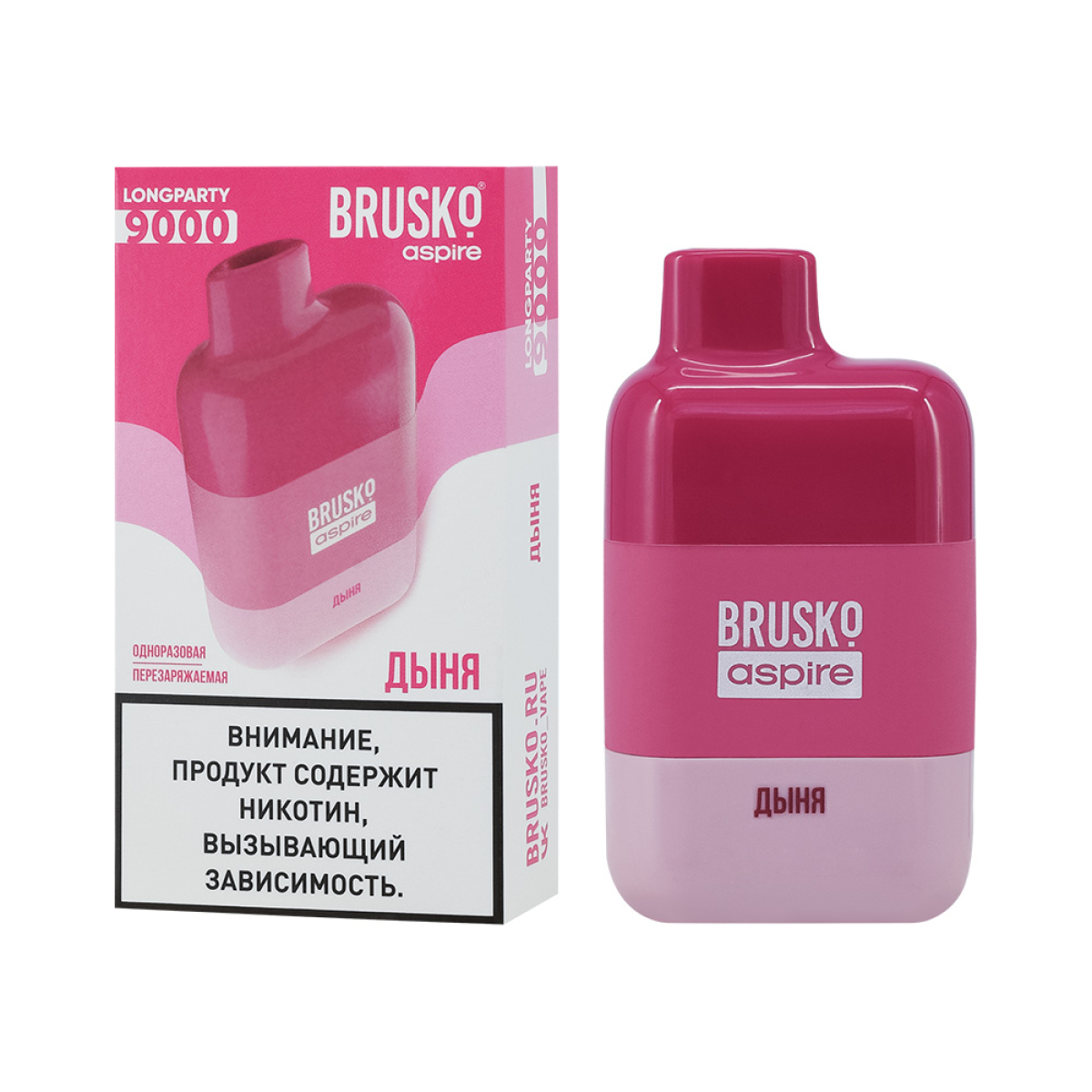Электронка Brusko Longparty Дыня (9000 Затяжек)