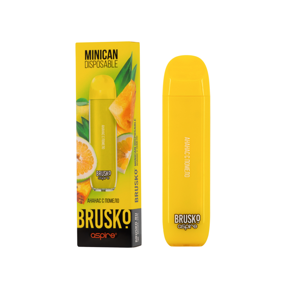 Электронка Brusko Minican Ананас С Помело (1500 Затяжек)