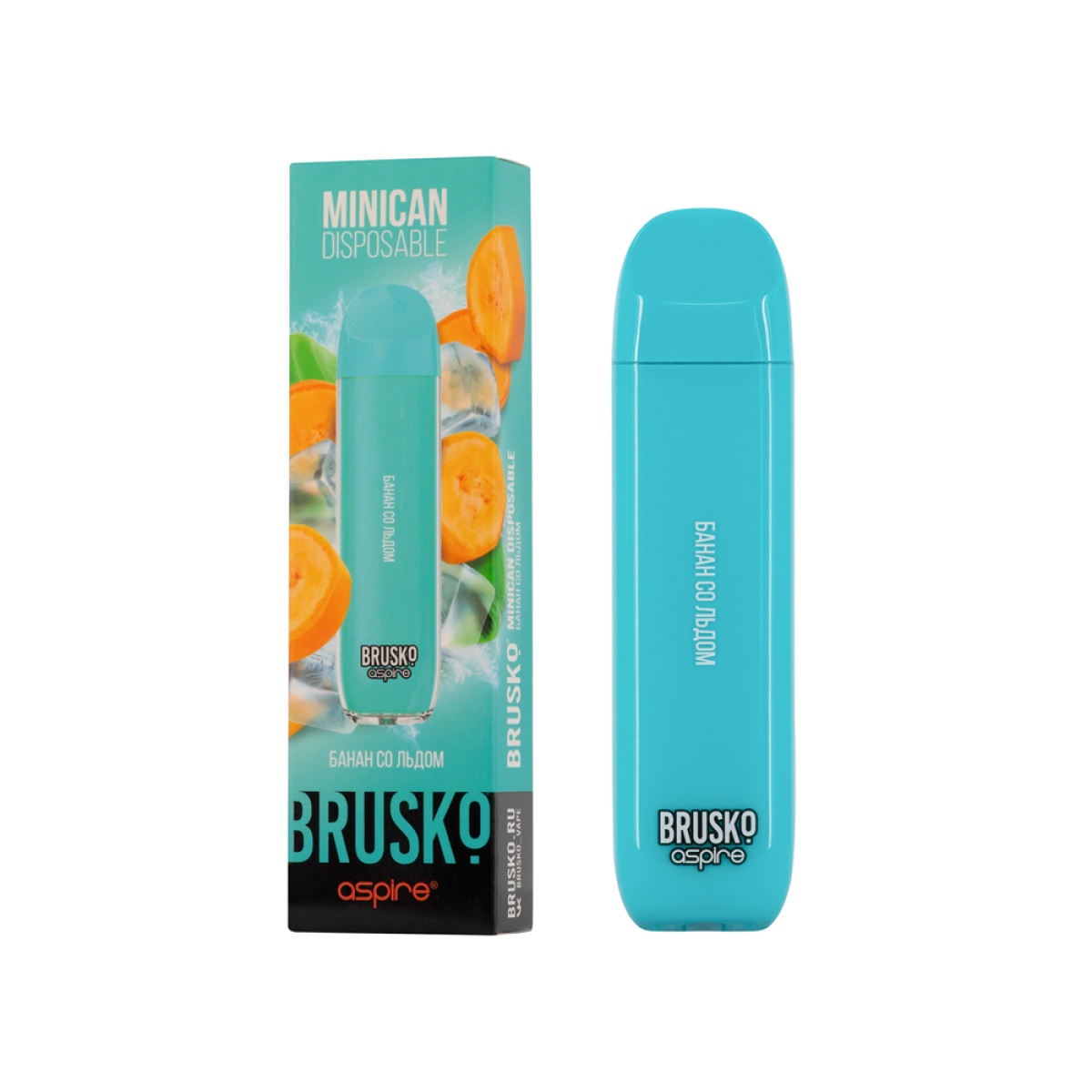 Электронка Brusko Minican Банан Со Льдом (1500 Затяжек)