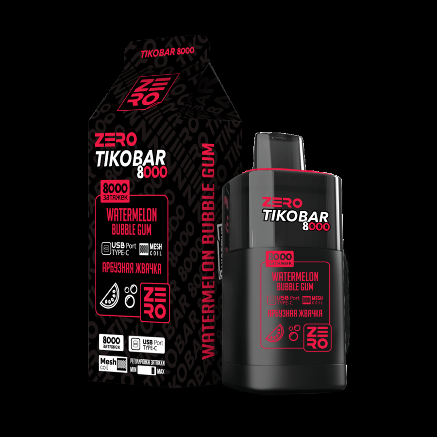 Электронка Tikobar Zero Арбузная Жвачка 8000 Затяжек