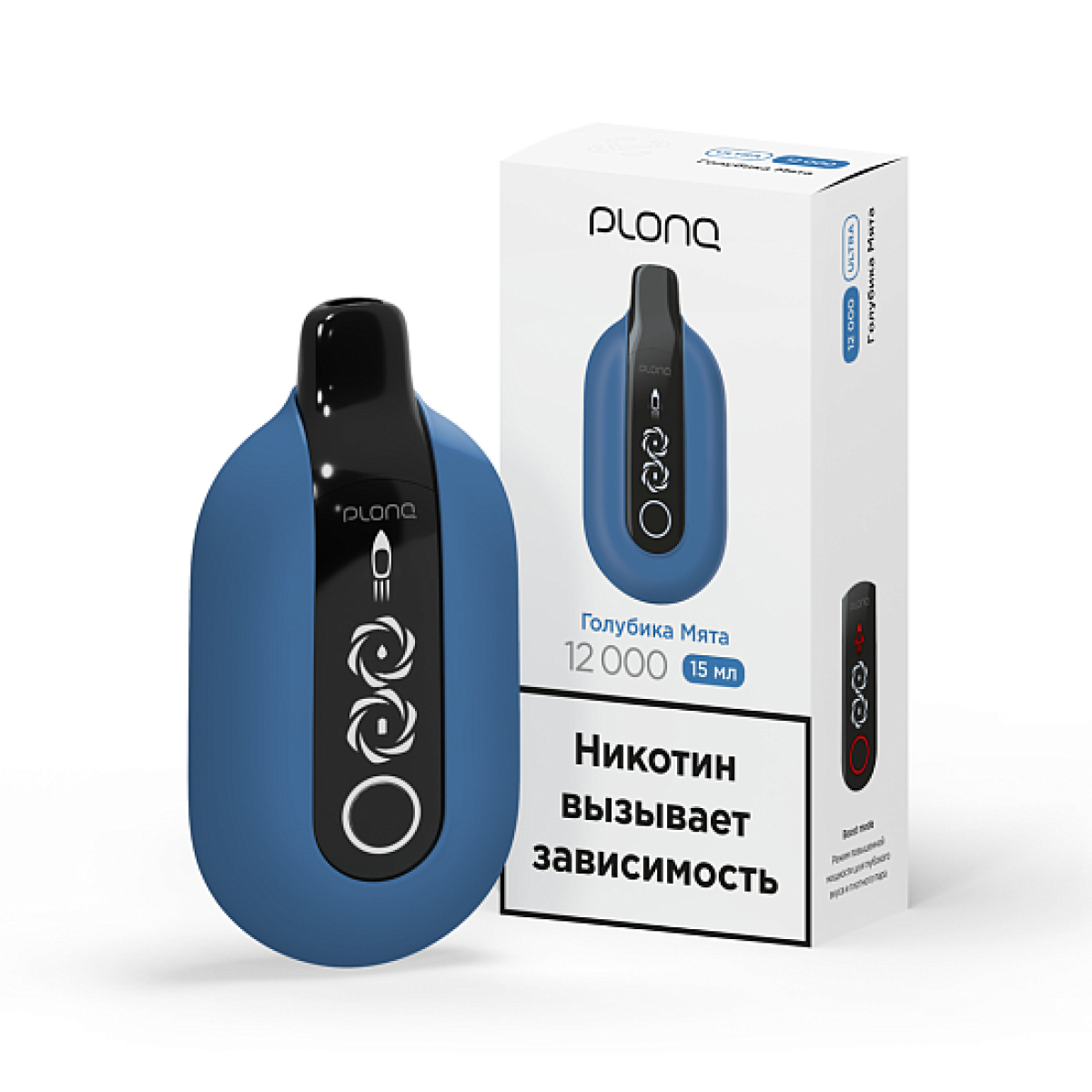 Электронка Plonq Ultra 12000 Голубика Мята
