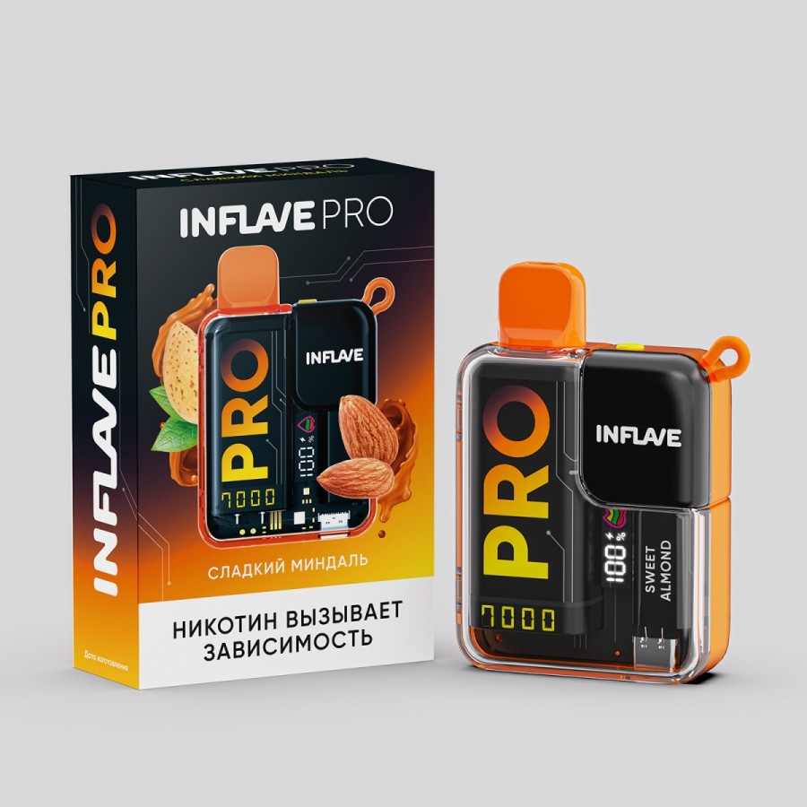 Электронка Inflave Pro Сладкий Мендаль (7000 Затяжек)