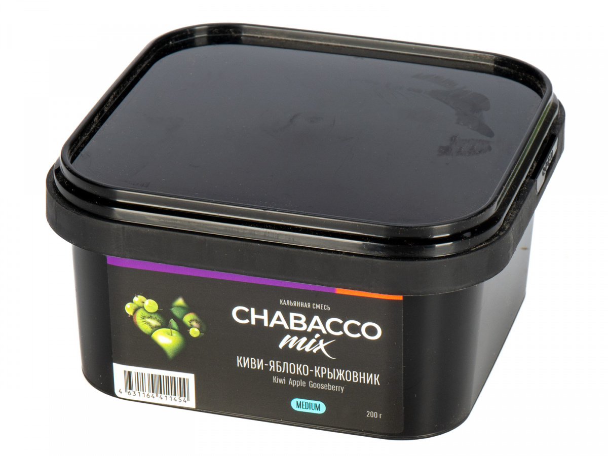 Смесь Chabacco Mix Medium Kiwi Apple Gooseberry  200 гр