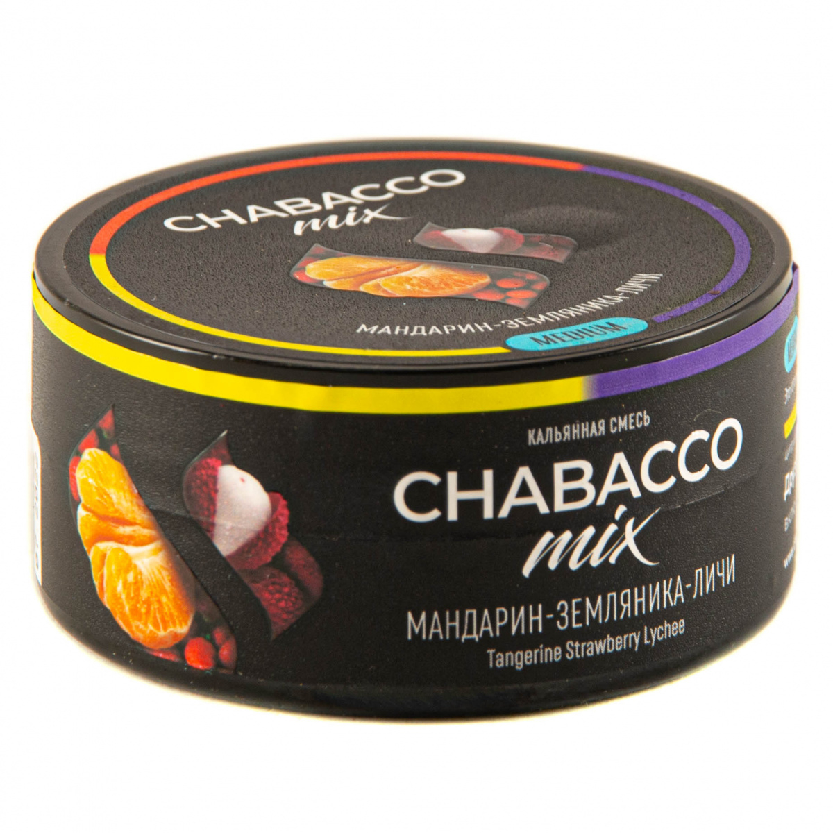 Смесь Chabacco Mix Medium Tangerine Strawberry Lychee  25 гр