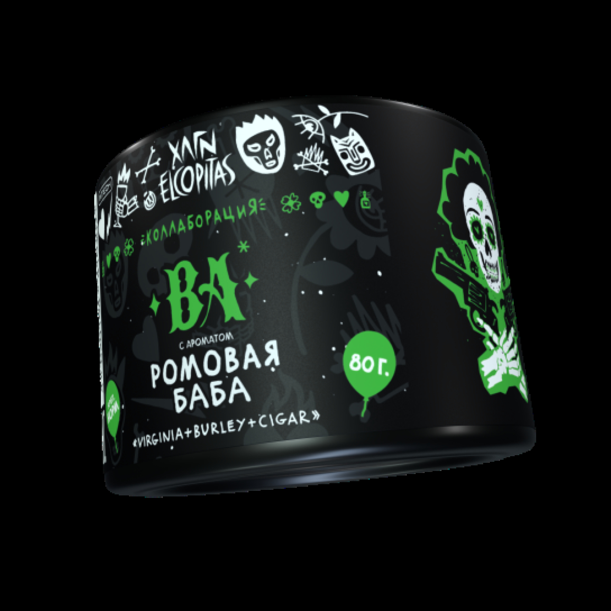 Табак  Хулиган Ba (Ромовая Баба)  80 грамм