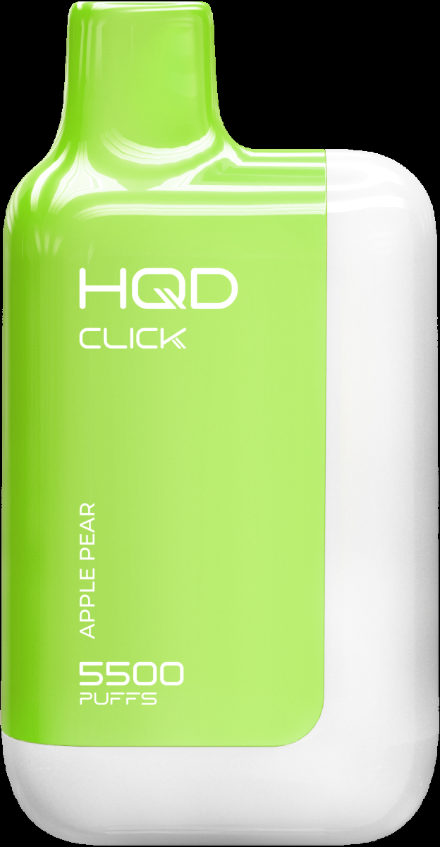 POD-система Hqd Click Устройство + Картридж Яблоко Груша (5500 Затяжек)
