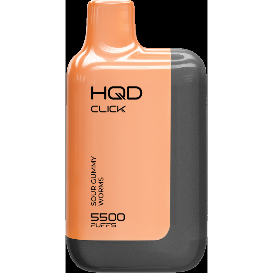 POD-система Hqd Click Устройство + Картридж Кислые Мармеладные Червячки (5500 Затяжек)