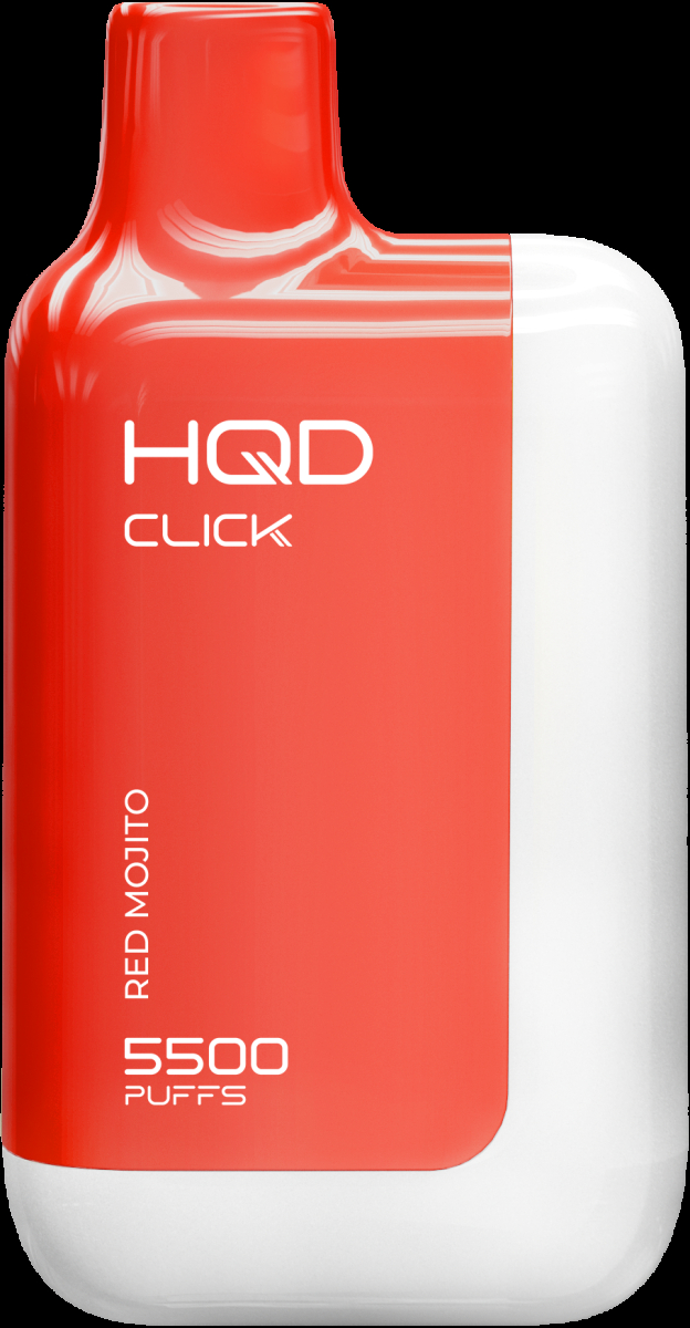 POD-система Hqd Click Устройство + Картридж Красный Мохито (5500 Затяжек)