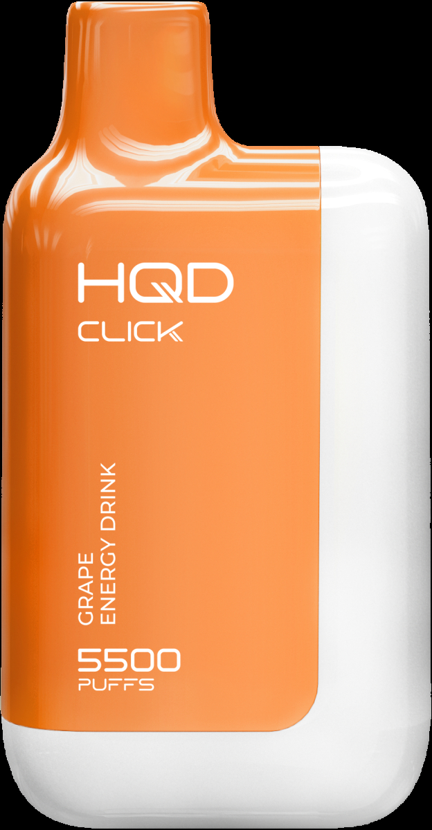 POD-система Hqd Click Устройство + Картридж Виноград Энергетик (5500 Затяжек)