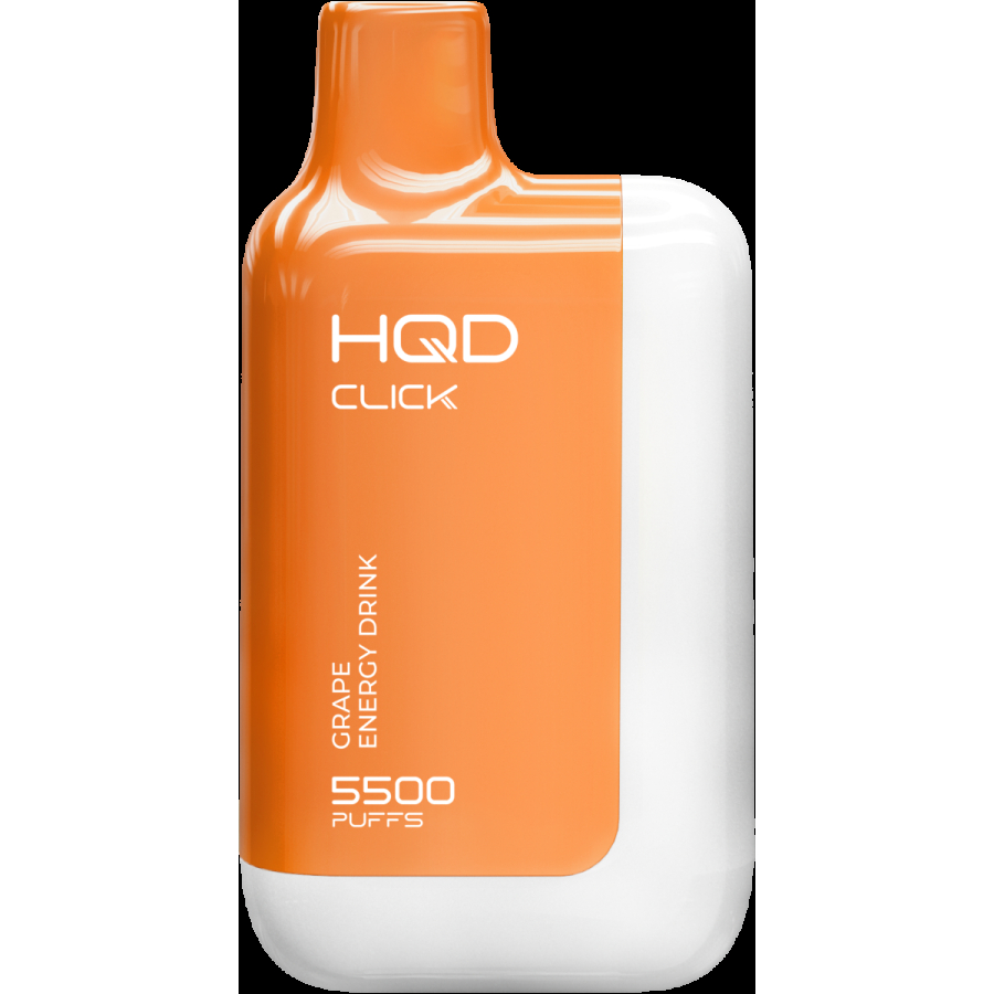 POD-система Hqd Click Устройство + Картридж Виноград Энергетик (5500 Затяжек)