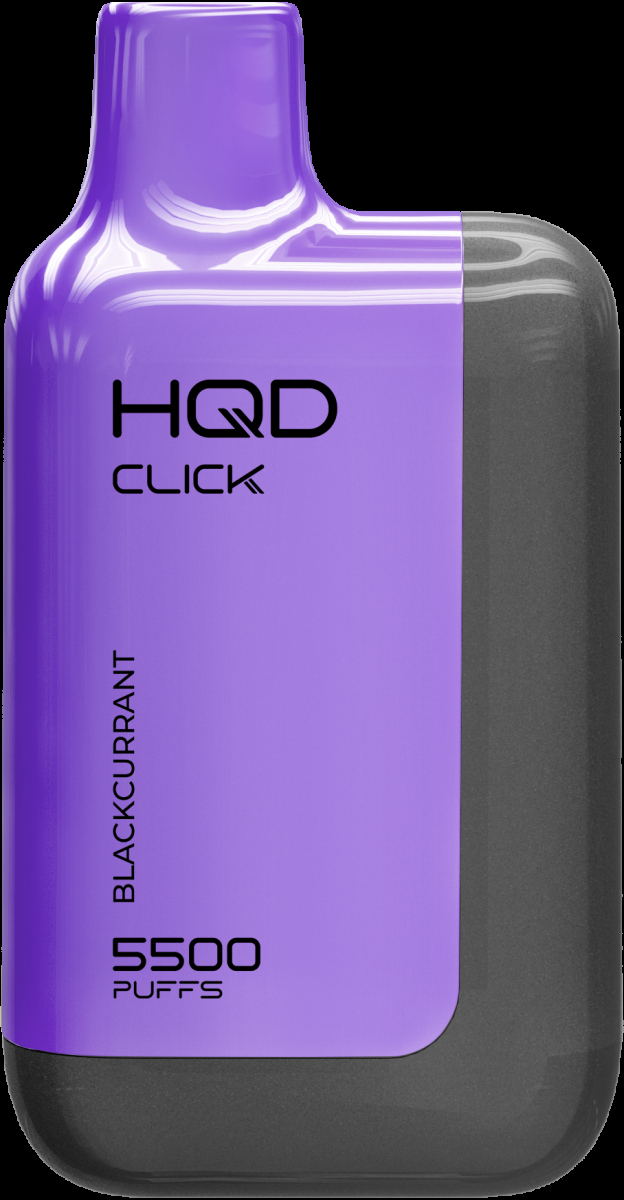 POD-система Hqd Click Устройство + Картридж Чёрная Смородина (5500 Затяжек)