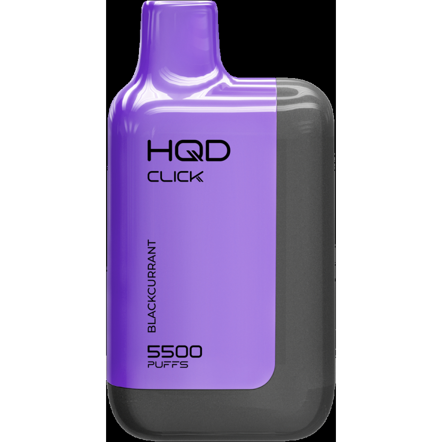 POD-система Hqd Click Устройство + Картридж Чёрная Смородина (5500 Затяжек)