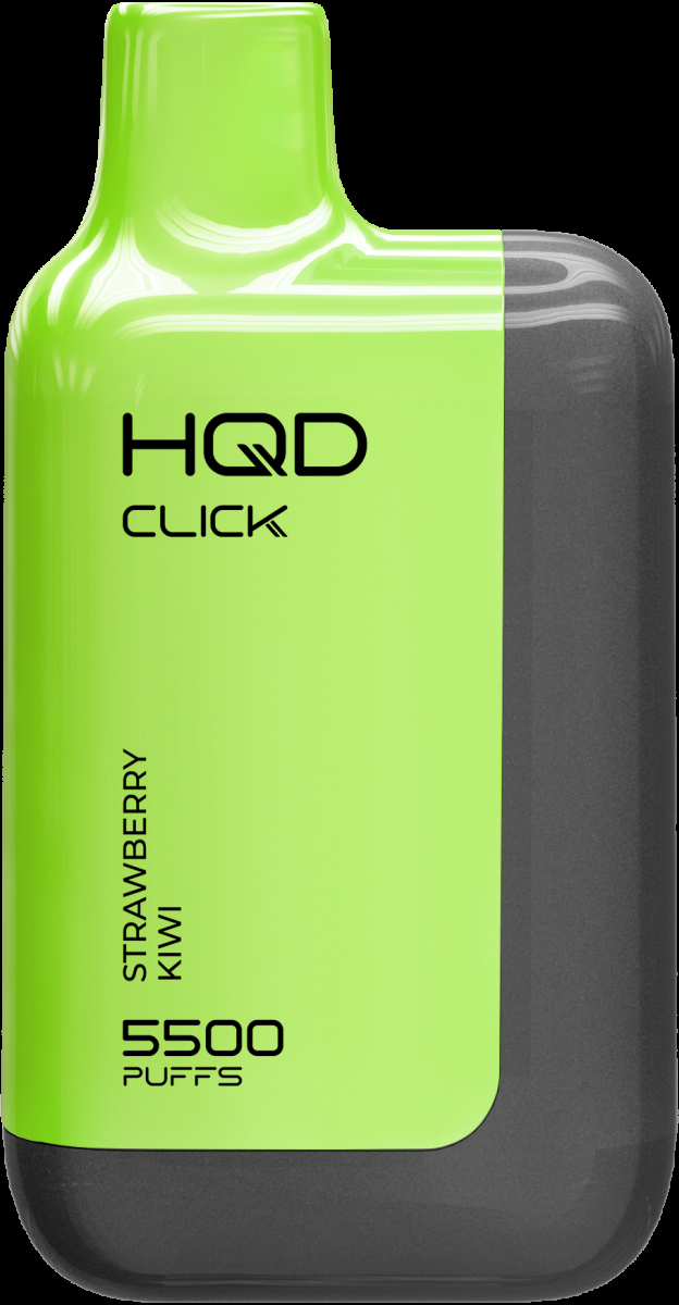 POD-система Hqd Click Устройство + Картридж Клубника Киви (5500 Затяжек)