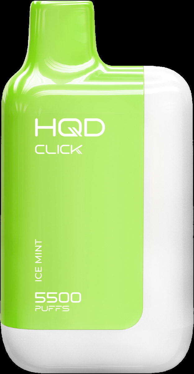 POD-система Hqd Click Устройство + Картридж Сладкая Мята (5500 Затяжек)