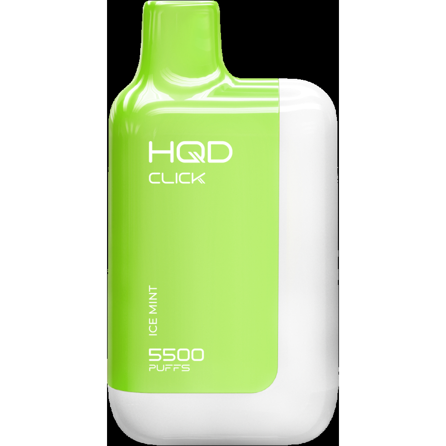POD-система Hqd Click Устройство + Картридж Сладкая Мята (5500 Затяжек)