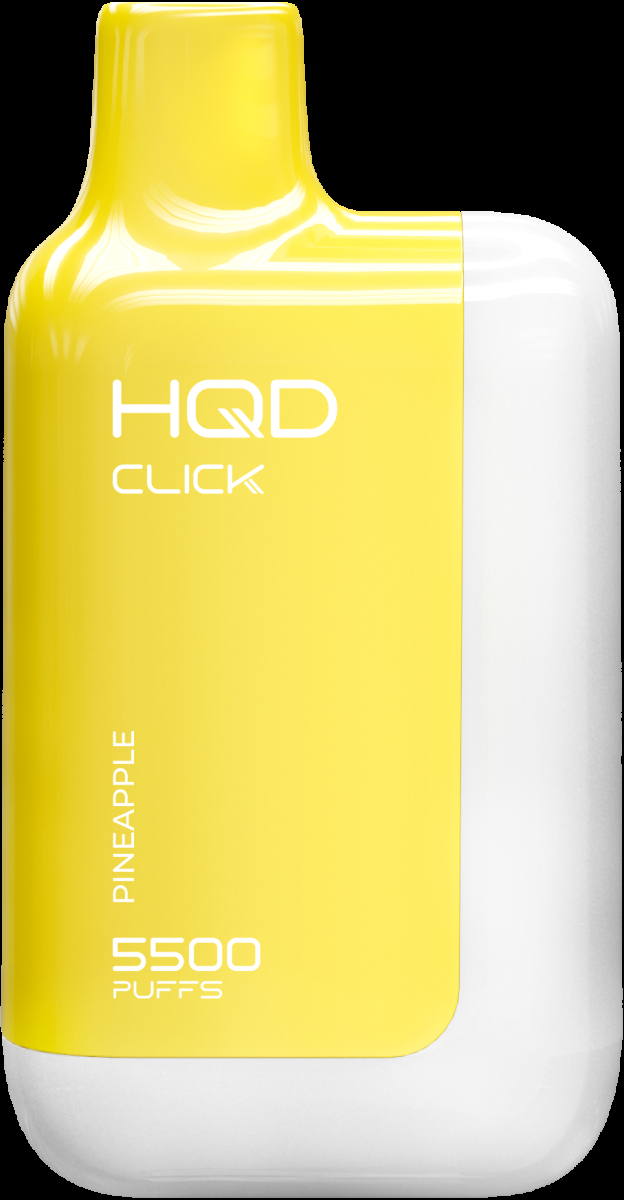 POD-система Hqd Click Устройство + Картридж Ананас (5500 Затяжек)
