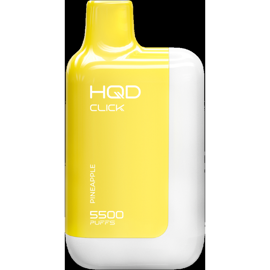 POD-система Hqd Click Устройство + Картридж Ананас (5500 Затяжек)