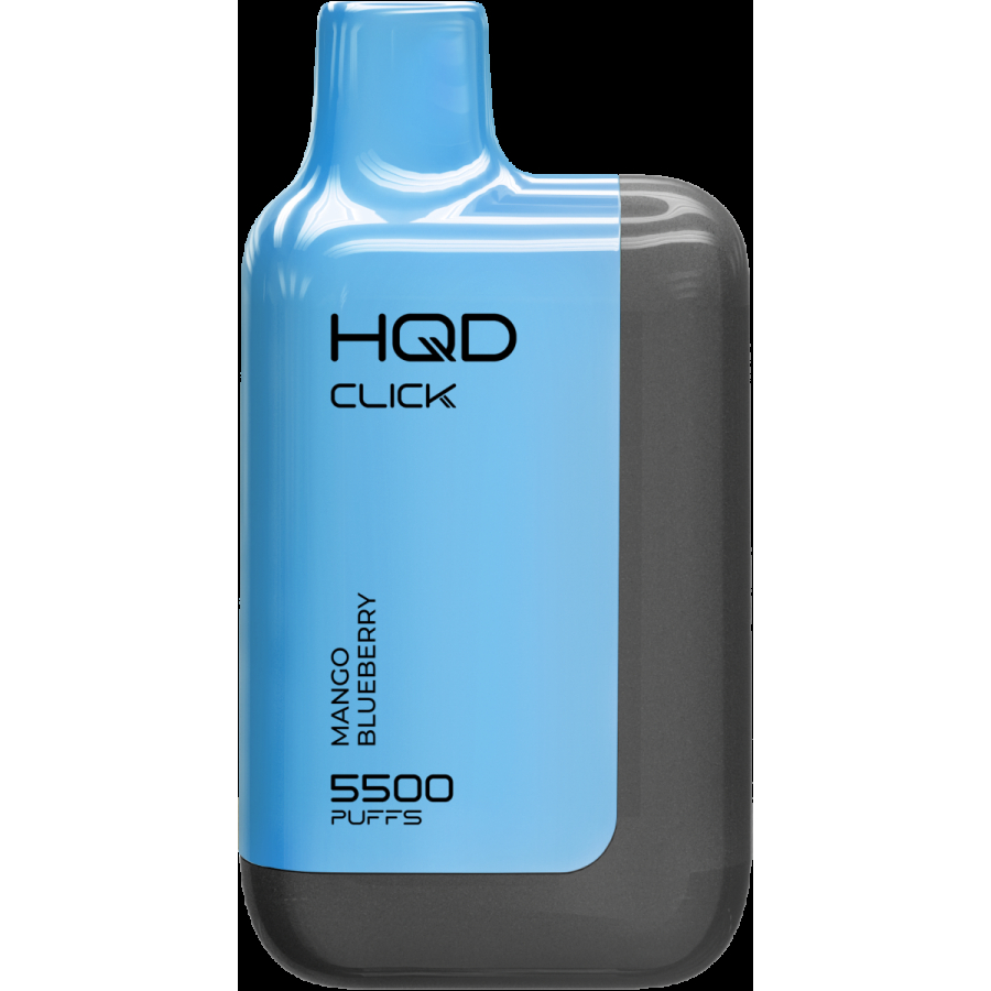 POD-система Hqd Click Устройство + Картридж Манго Черника (5500 Затяжек)