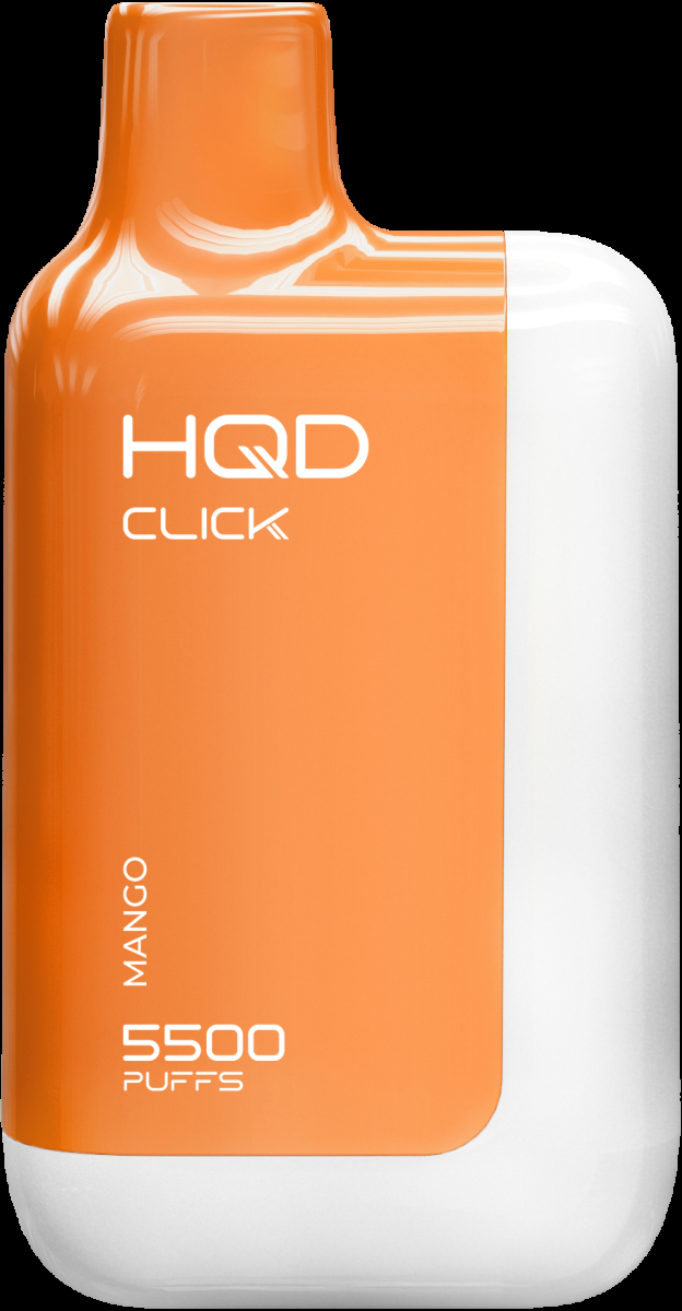 POD-система Hqd Click Устройство + Картридж Манго (5500 Затяжек)