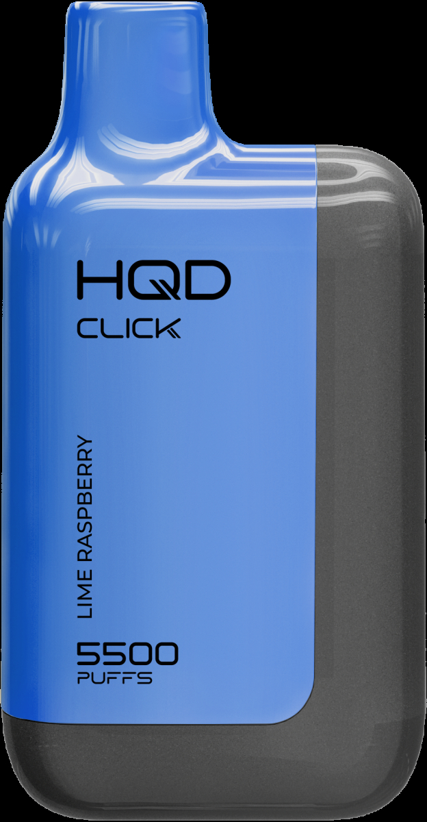 POD-система Hqd Click Устройство + Картридж Лайм Малина (5500 Затяжек)