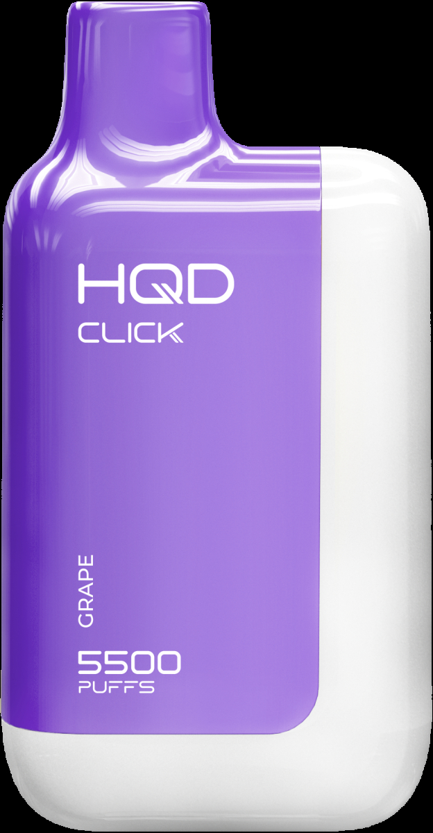 POD-система Hqd Click Устройство + Картридж Виноград (5500 Затяжек)