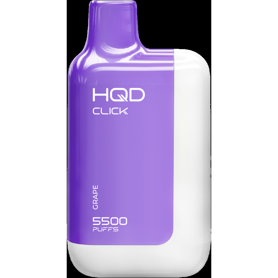 POD-система Hqd Click Устройство + Картридж Виноград (5500 Затяжек)