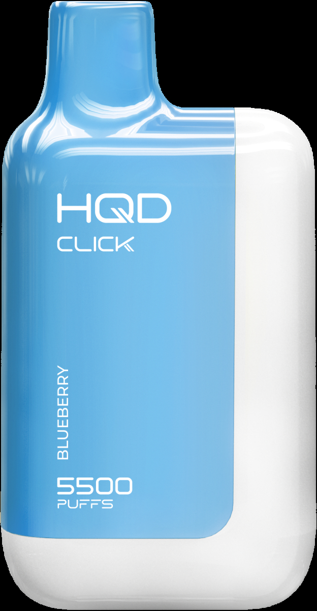 POD-система Hqd Click Устройство + Картридж Черника (5500 Затяжек)