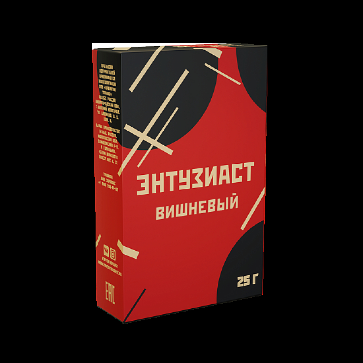 Табак Энтузиаст Вишневый  25 грамм