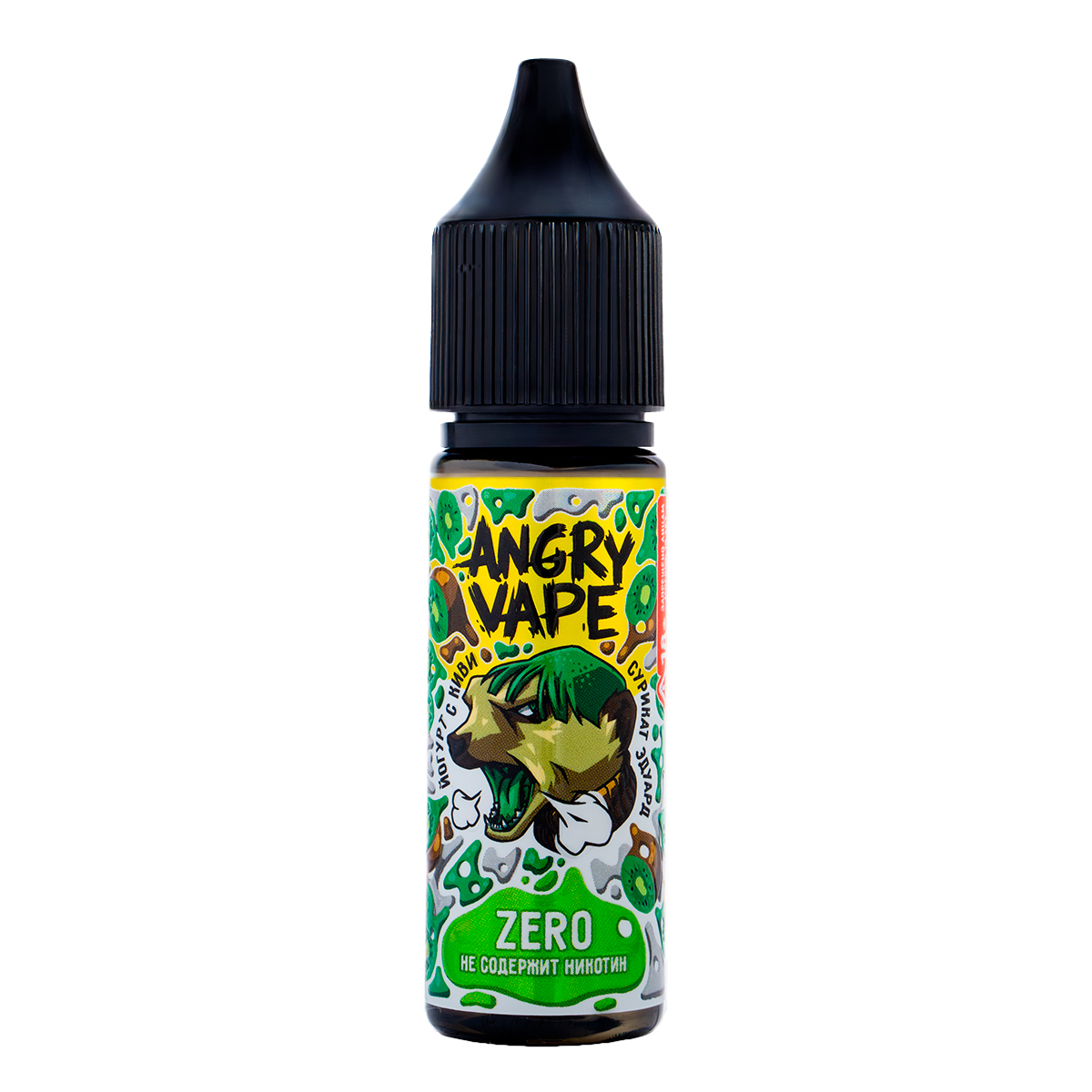 Жидкость Angry Vape Zero Сурикат Эдуард 30 Мл