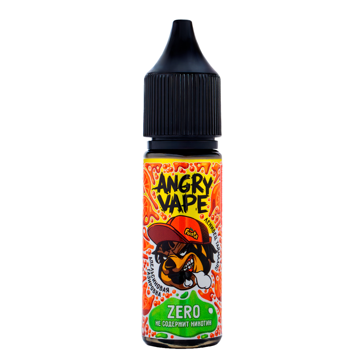 Жидкость Angry Vape Zero Ленивец Таймлапс 30 Мл