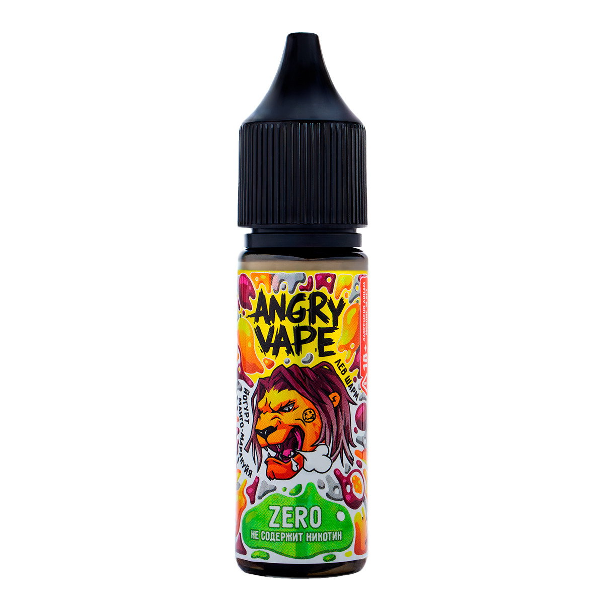 Жидкость Angry Vape Zero Лев Шарм 30 Мл