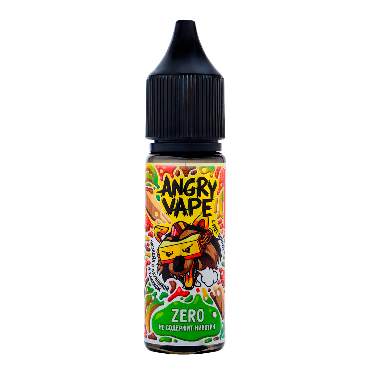 Жидкость Angry Vape Zero Енот Щипач 30 Мл