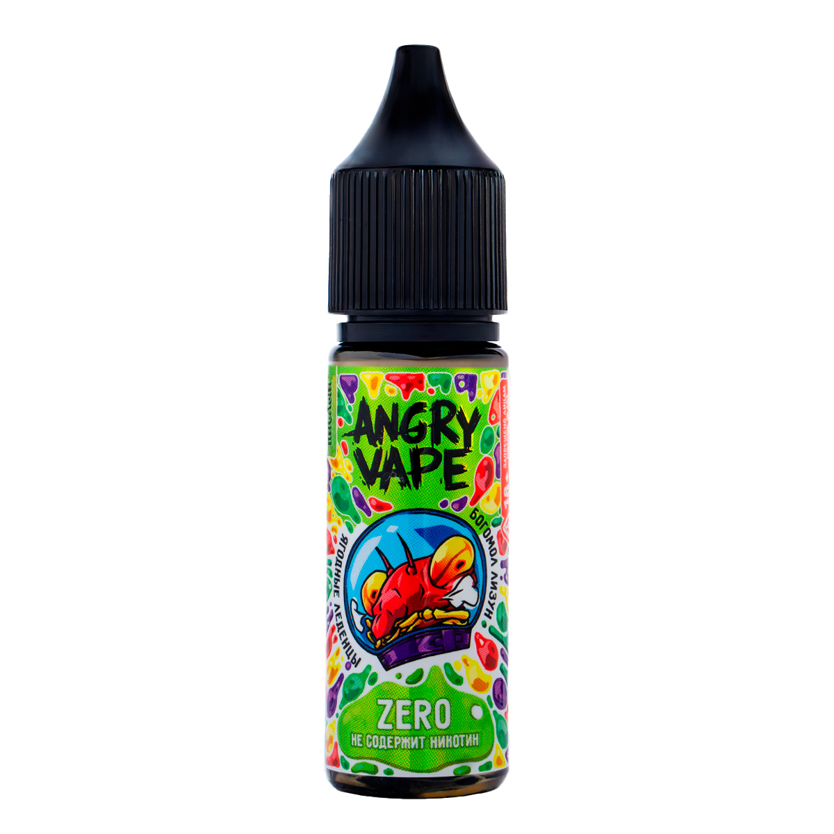 Жидкость Angry Vape Zero Богомол Лизун 30 Мл
