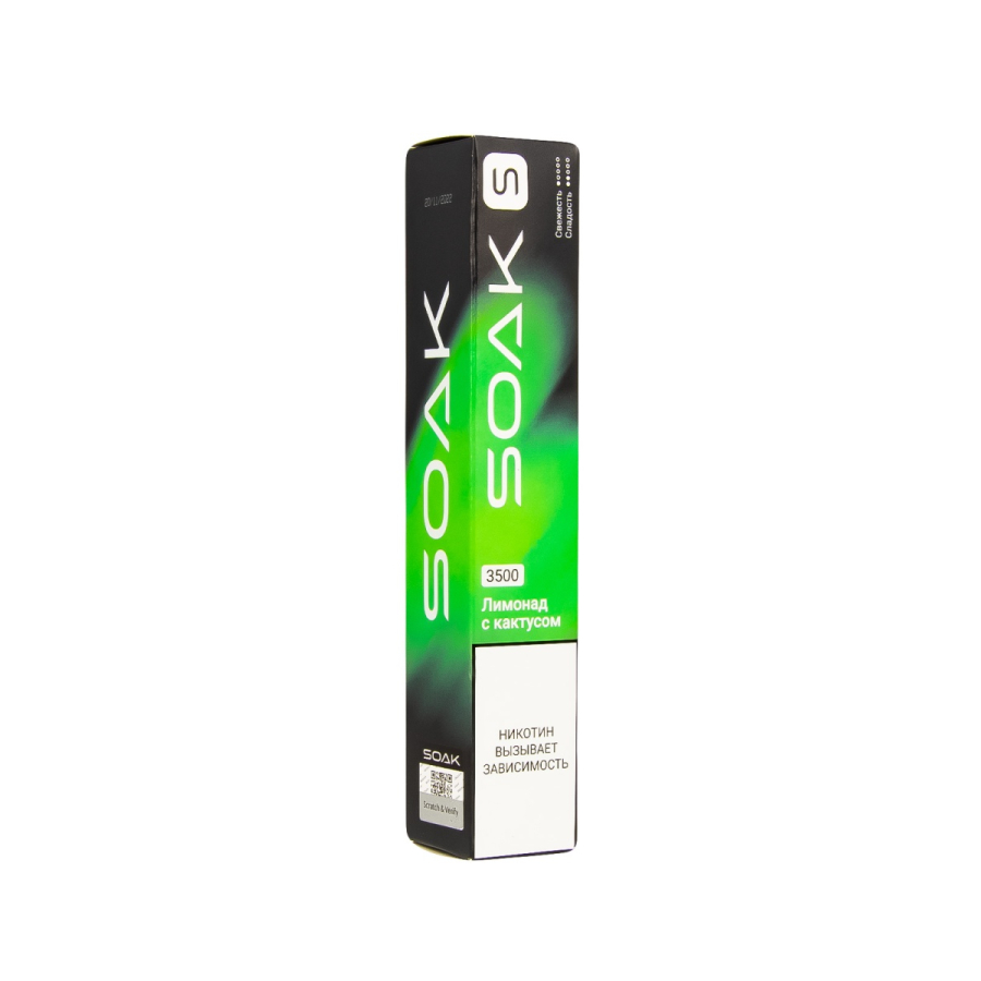 ЭСДН SOAK S Cactus Lemonade 3500 тяг