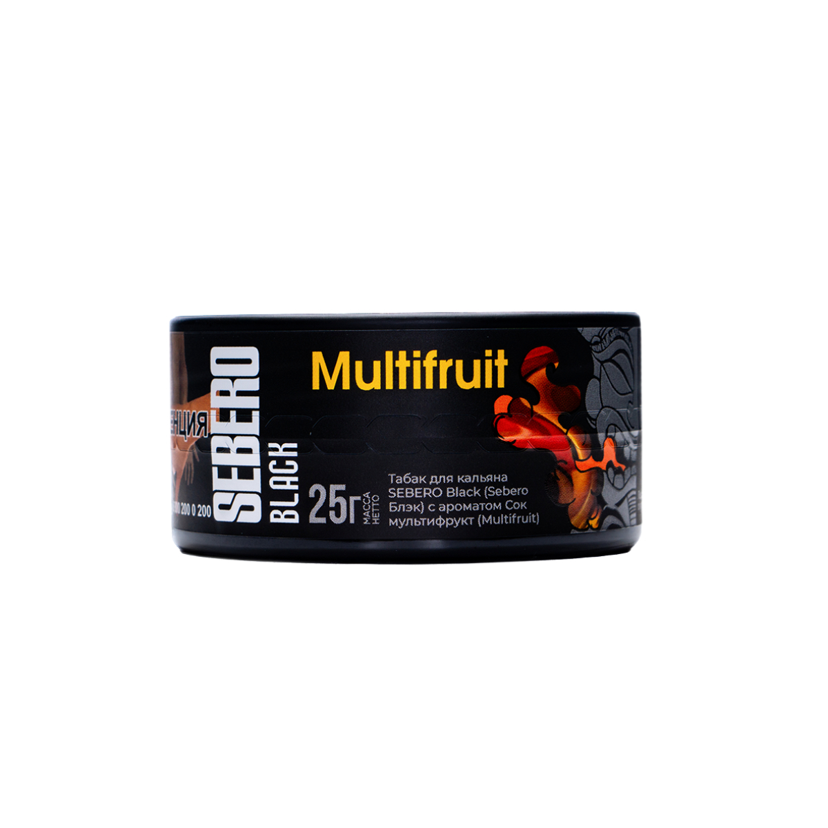 Табак Sebero Black Multifruit 25 грамм