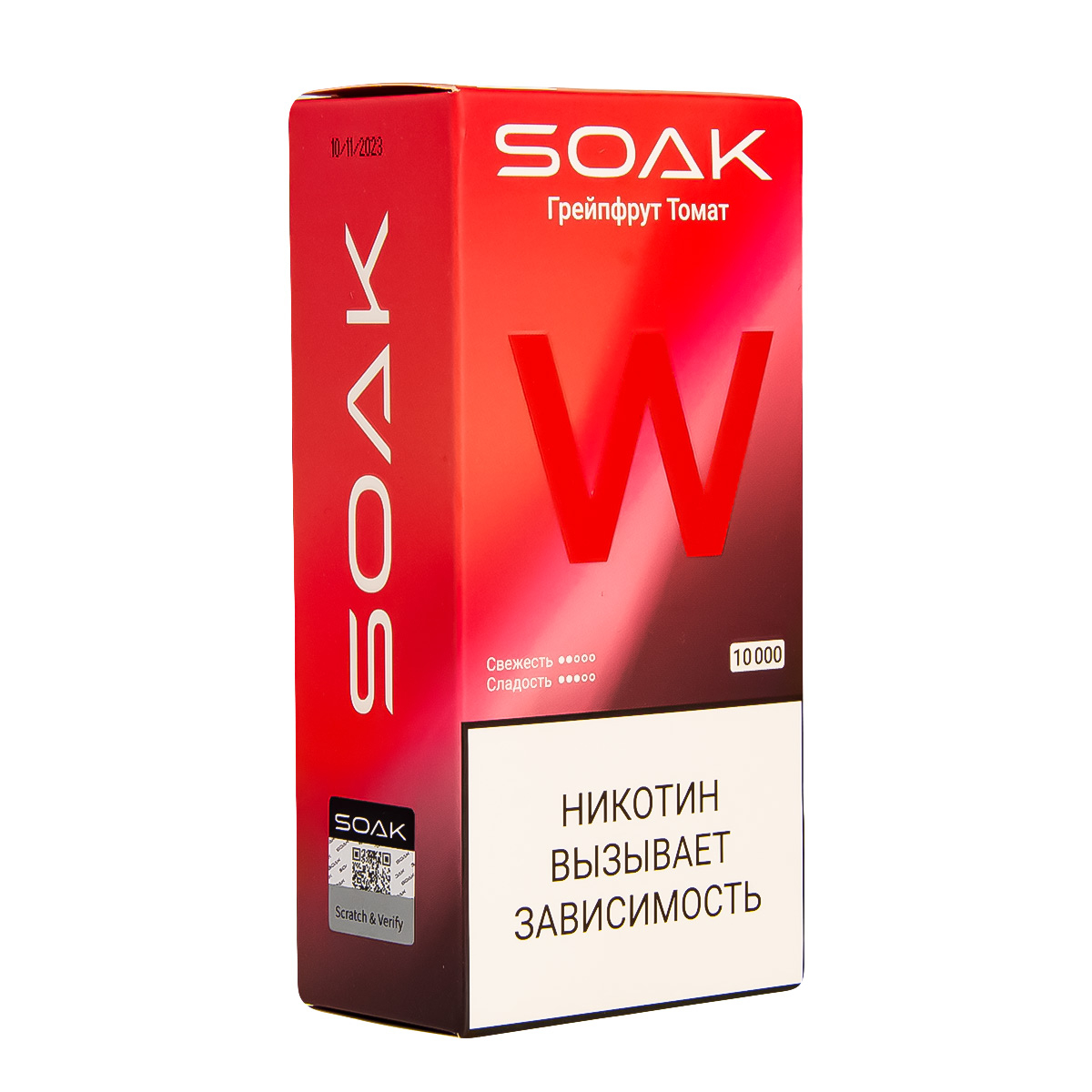 Электронная сигарета Soak W Грейпфрут Томат 10000