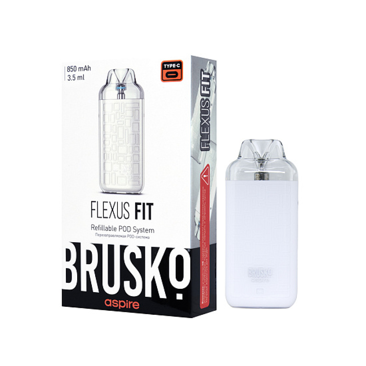POD-система Brusko Flexus Fit Белый