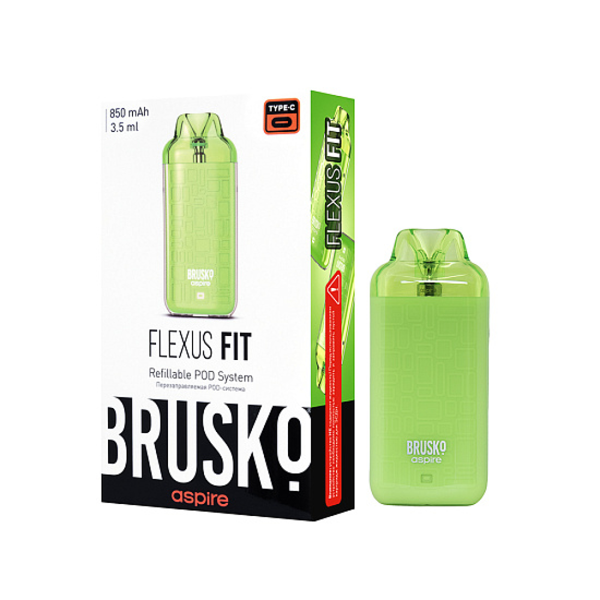 POD-система Brusko Flexus Fit Зеленый
