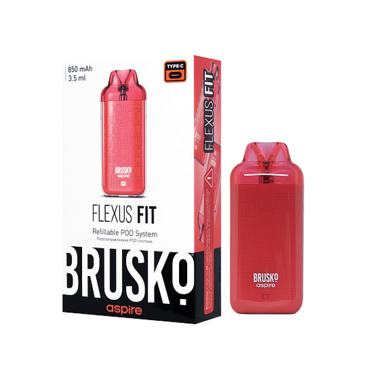 POD-система Brusko Flexus Fit Красный