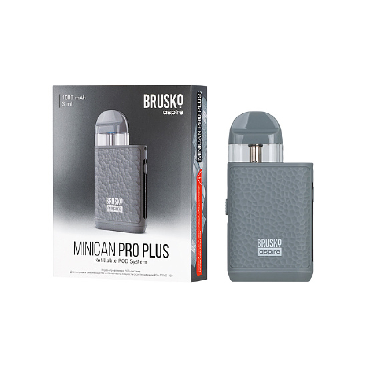 POD-система Brusko Minican Pro Plus серый