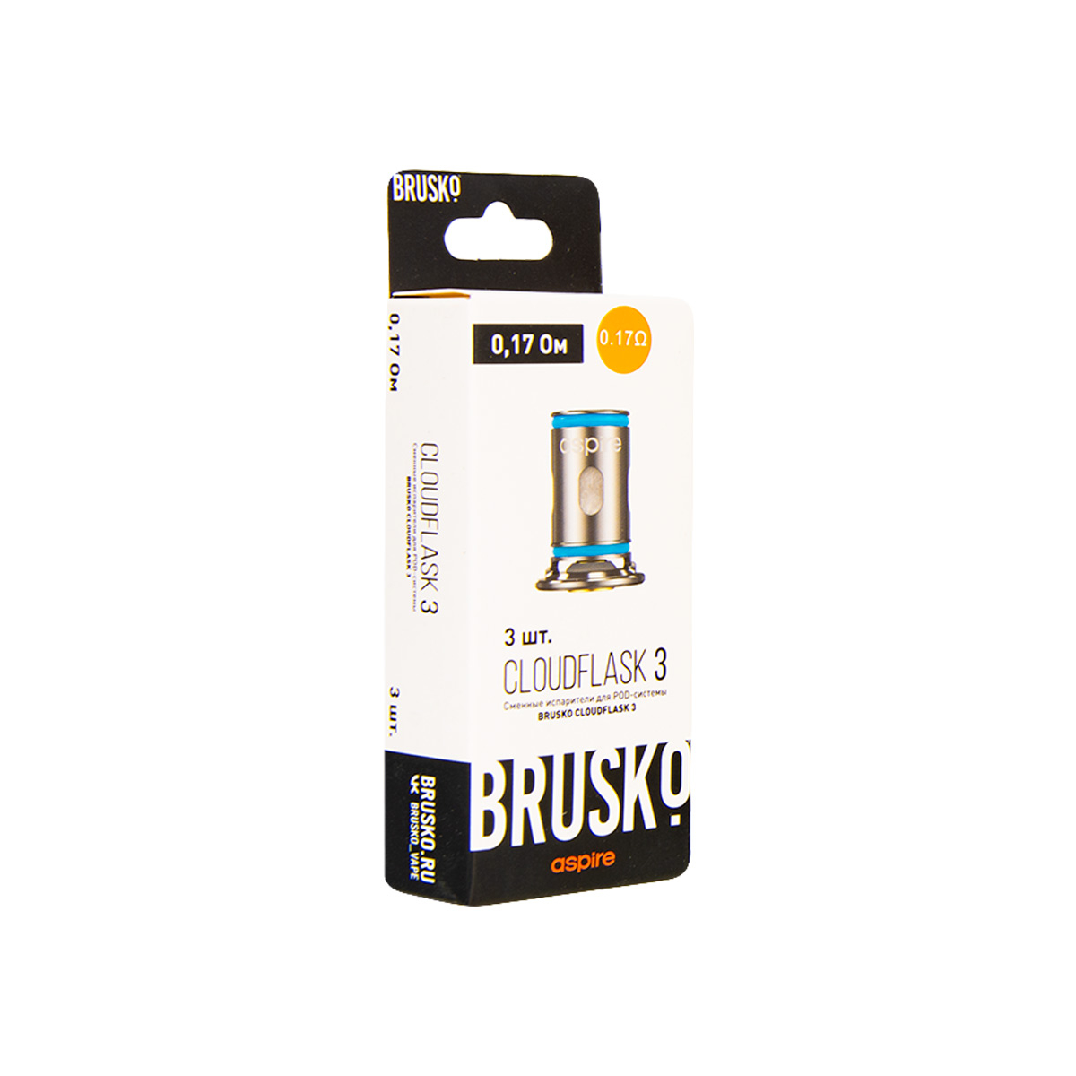 Испаритель Brusko Cloudflask 3 0.17 Ом 3 шт