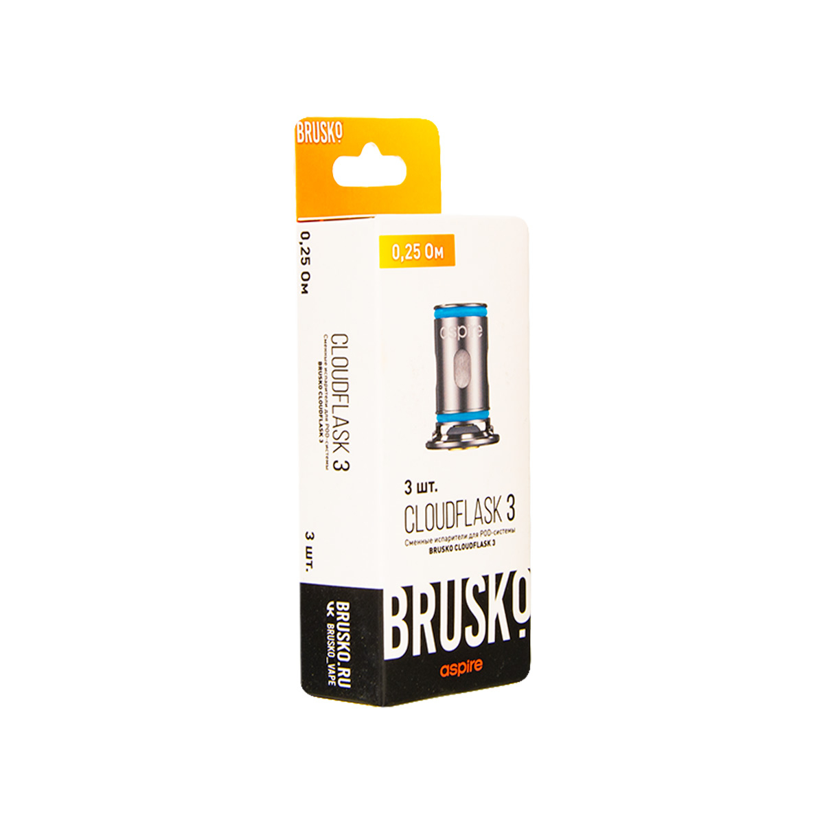 Испаритель Brusko Cloudflask 3 0.25 Ом 3 шт