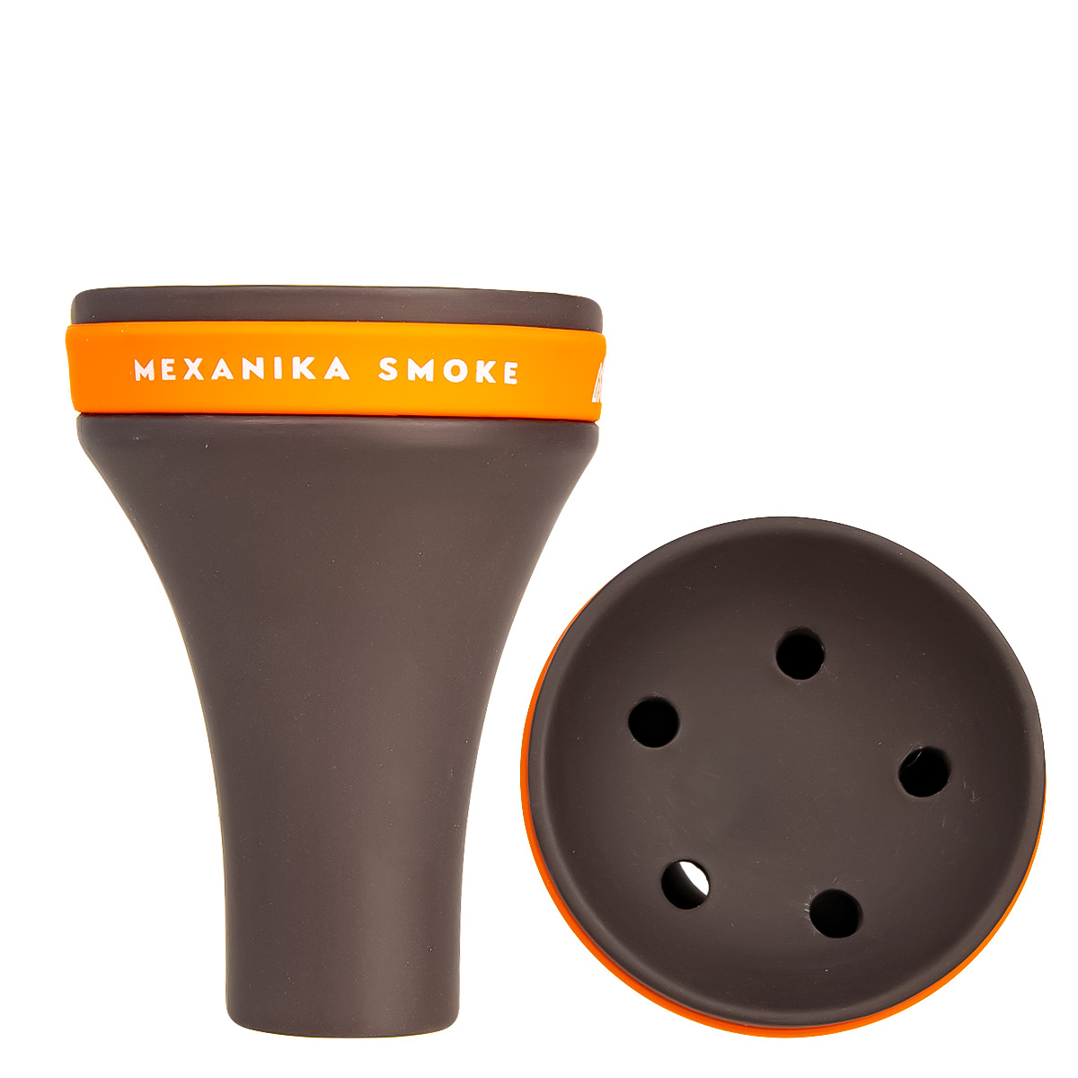 Чаша Mexanika Smoke Fancy Чёрная   С Оранжевым
