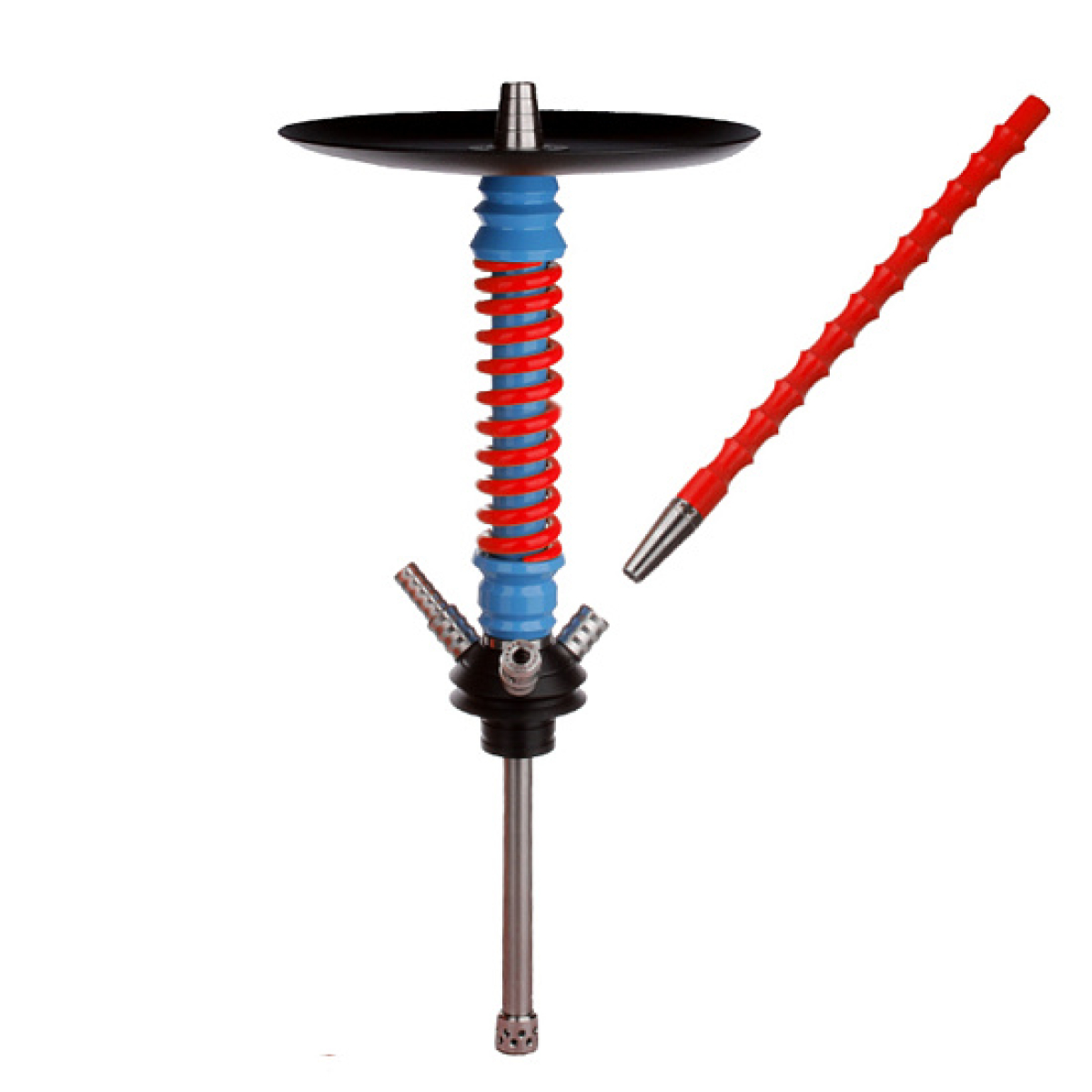 Кальян Mamay Customs V3  Coilovers Mini Голубой Красный
