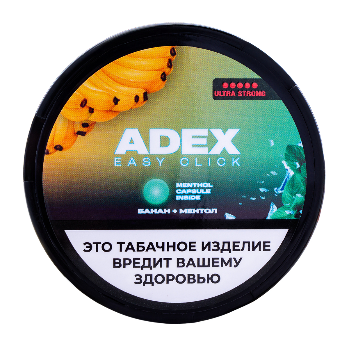 Жевательный табак ADEX Strong Банан Ментол 9 грамм