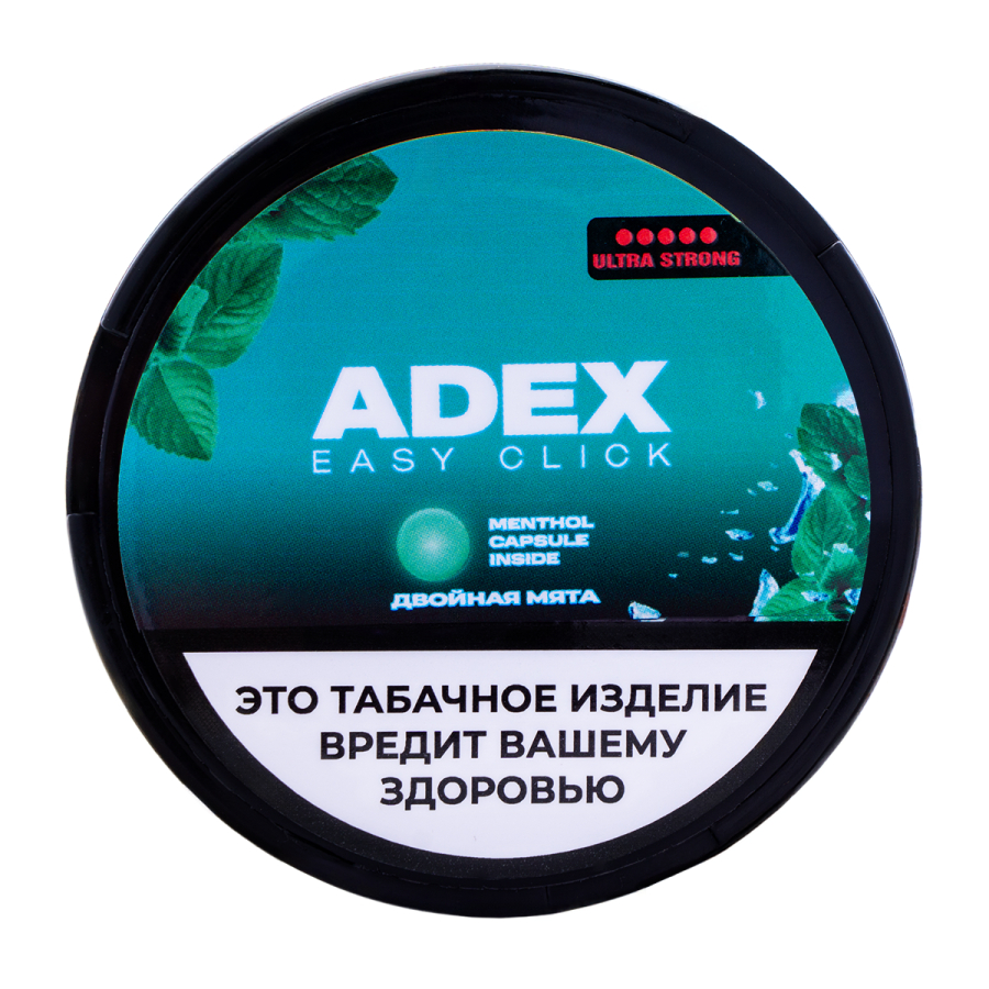 Жевательный табак ADEX Strong Двойная Мята 9 грамм